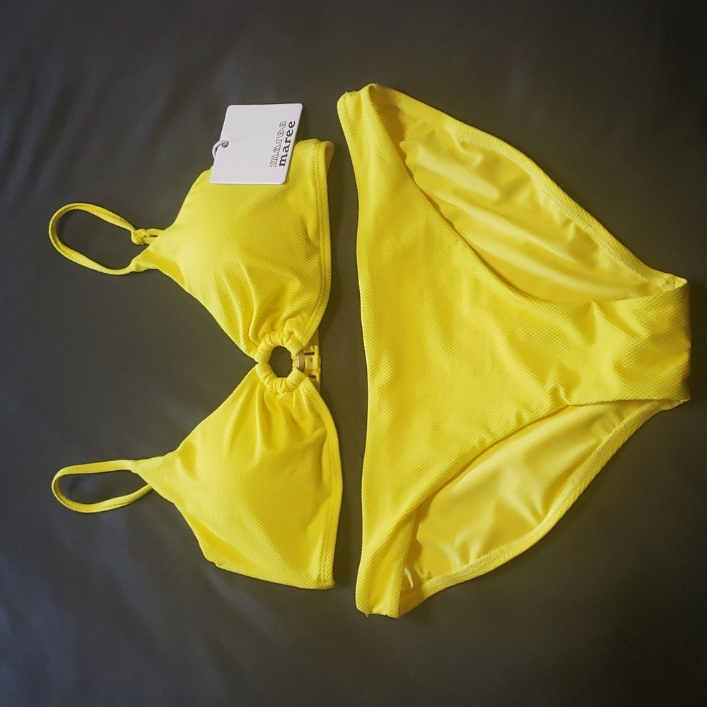 Maree Maree NWT bright yellow bikini, size 6